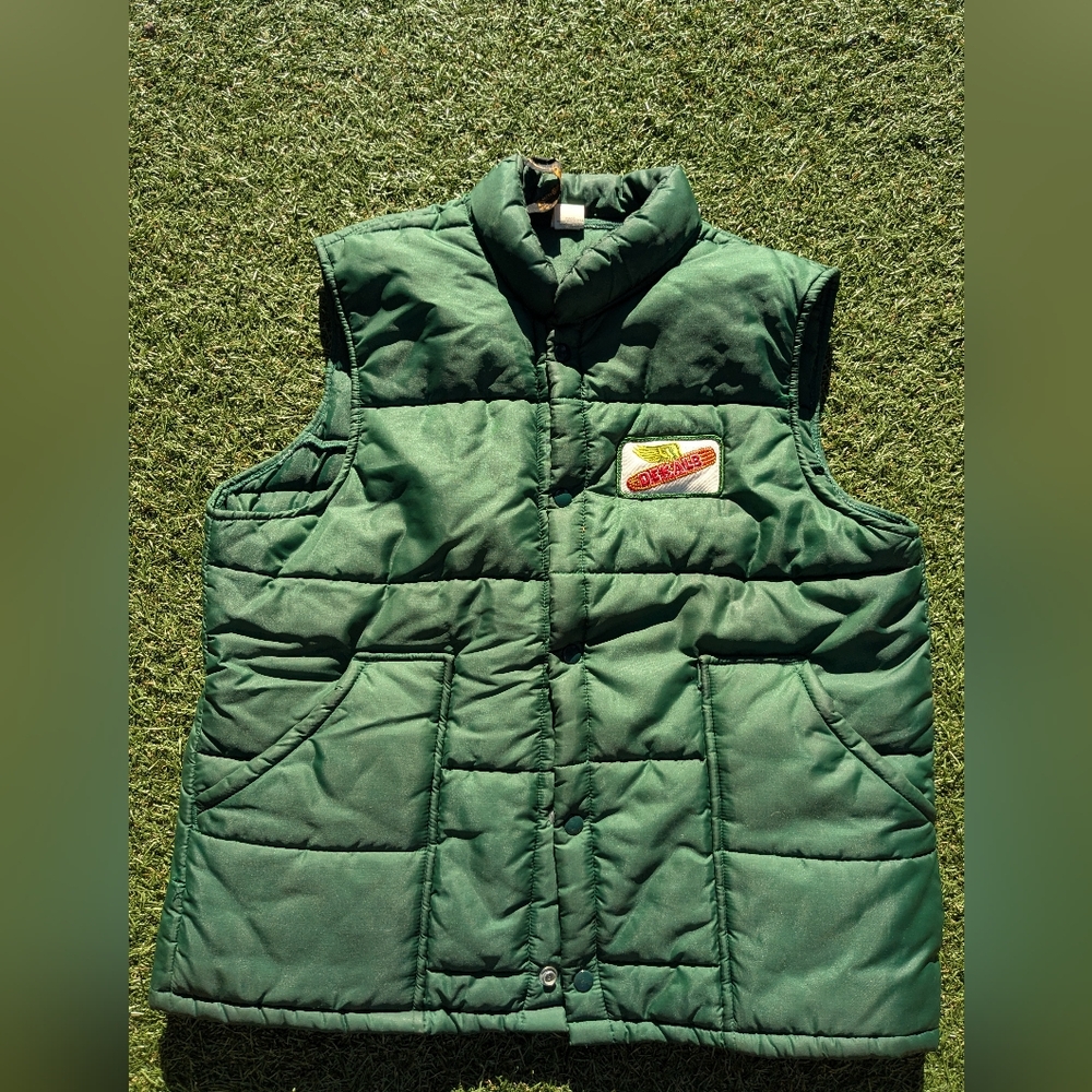 Green Quilted Vest